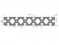 Preview: Aluminum profile 240x28 groove 8 heavy I type